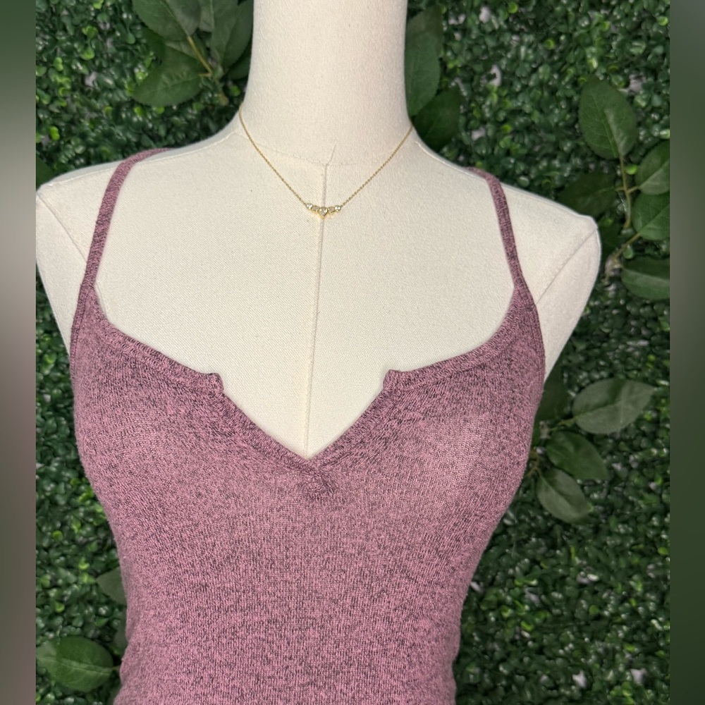 Express Heathered Mauve Camisole Top - Picture 2 of 5